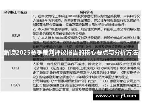 解读2025赛季裁判评议报告的核心要点与分析方法 解读2025赛季裁判评议报告的核心要点与分析方法